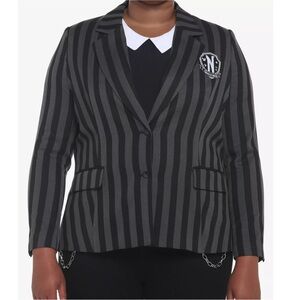 Wednesday Nevermore Girls Cosplay Blazer Plus Size 2x
